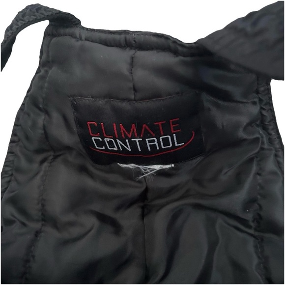 Climate Control Black Snowbib Size 10/12 Double Knee - Picture 2 of 4